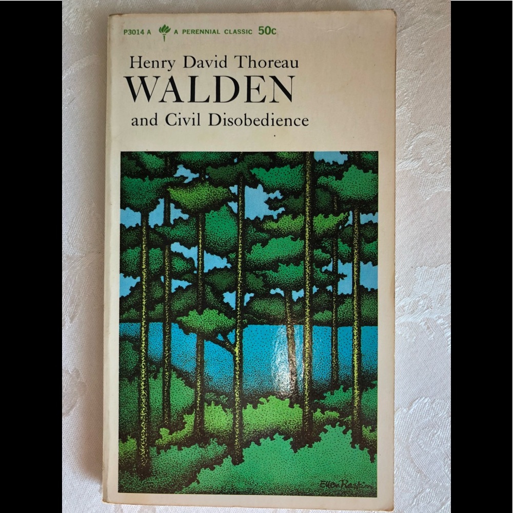 Vintage Henry David Thoreau Walden & To Kill a Mockingbird Novels Books
